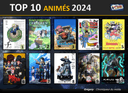 Top 10 - Animés Gregory