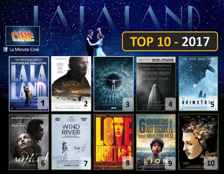 Visuel · TOP 2017 - de la Minute Ciné