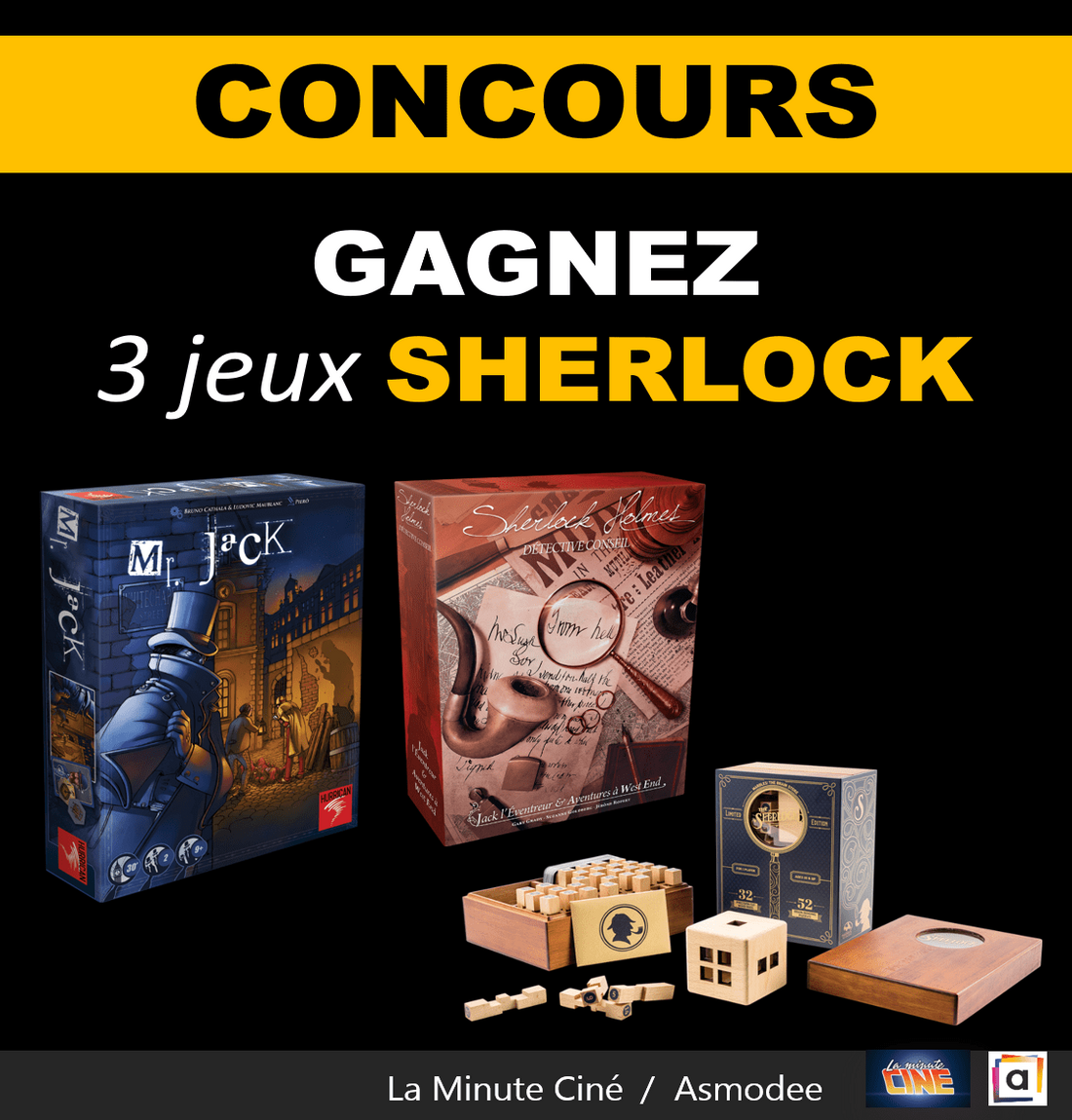 Concours – Jeux Sherlock Holmes